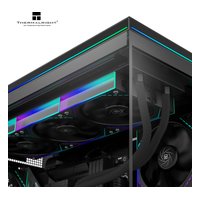 Корпус Thermalright TL-M10, Mini Tower, mATX/Mini-ITX, без БП, стекло, чёрный (814256021340) — фото 2