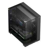 Корпус Thermalright TR-A70 + 5 вентиляторов ARGB FAN5-C, Midi Tower, ATX/mATX/Mini-ITX, без БП, стекло, чёрный (TRA70F5CB) — фото 2
