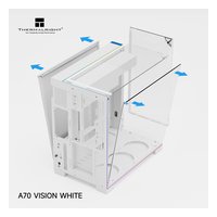 Корпус Thermalright TR-A70 VISION, Midi Tower, ATX/mATX/Mini-ITX, без БП, стекло, белый — фото 4