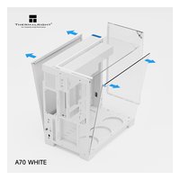 Корпус Thermalright TR-A70, Midi Tower, ATX/mATX/Mini-ITX, без БП, стекло, белый (814256022286) — фото 4