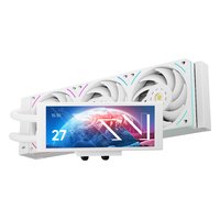 Система жидкостного охлаждения Thermalright Trofeo Vision 360 ARGB WHITE, радиатор 360 мм, LGA1851/1700/1200/115x/2066/2011, AM5/AM4 (T-VISION-WH-360-ARGB) — фото 1