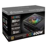 Блок питания Thermaltake Toughpower GX1 RGB 600W Gold, ATX, 80 PLUS Gold, 2xPCIe 6+2 (PS-TPD-0600NHFAGE-1) — фото 4