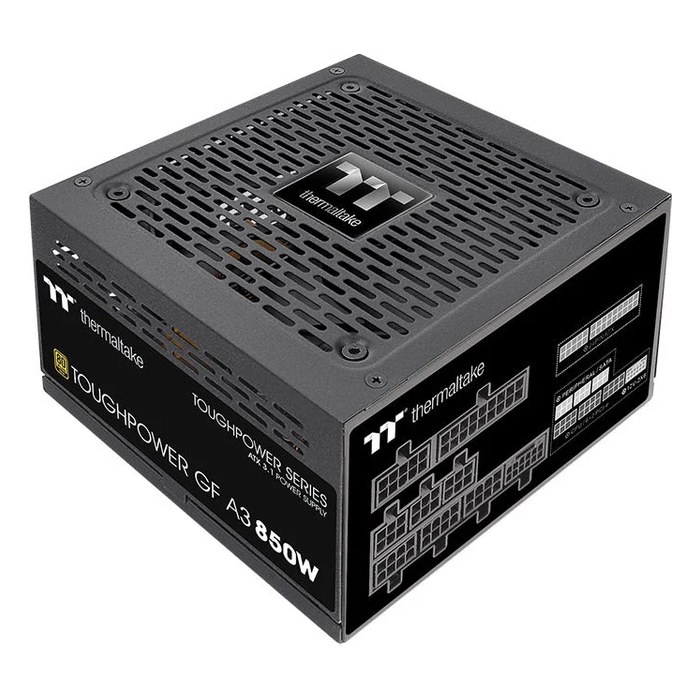 Thermaltake PS-TPD-0850FNFAGE-H — Блок питания TOUGHPOWER GF A3 Gold 850W, ATX 3.1, 80 PLUS Gold, модульный, 1x12V-2x6, 4xPCIe 6+2