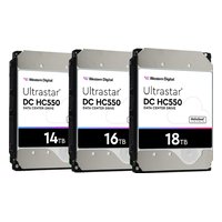 HDD 16TB SAS 3.0 (12 Гбит/с) 7200 об/мин 3,5" 512MB buffer, WD Ultrastar DC HC550 (0F38357)