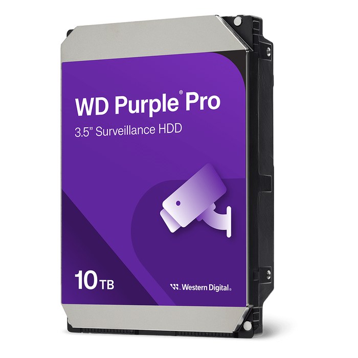 HDD 10TB SATA III (6 Гбит/с) 7200 об/мин 3,5" 512MB buffer, WD Purple Pro (WD102PURP)