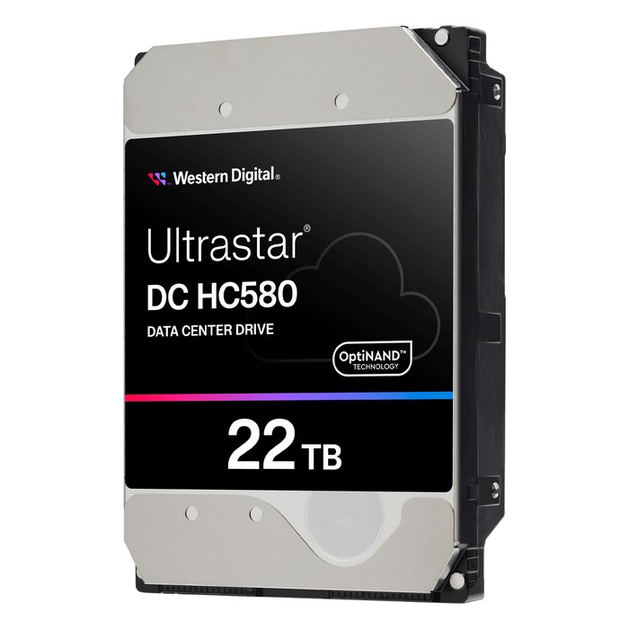 HDD 22TB SAS 3.0 (12 Гбит/с) 7200 об/мин 3,5" 512MB buffer, WD Ultrastar DC HC580 (WUH722422AL5204_0F62791)