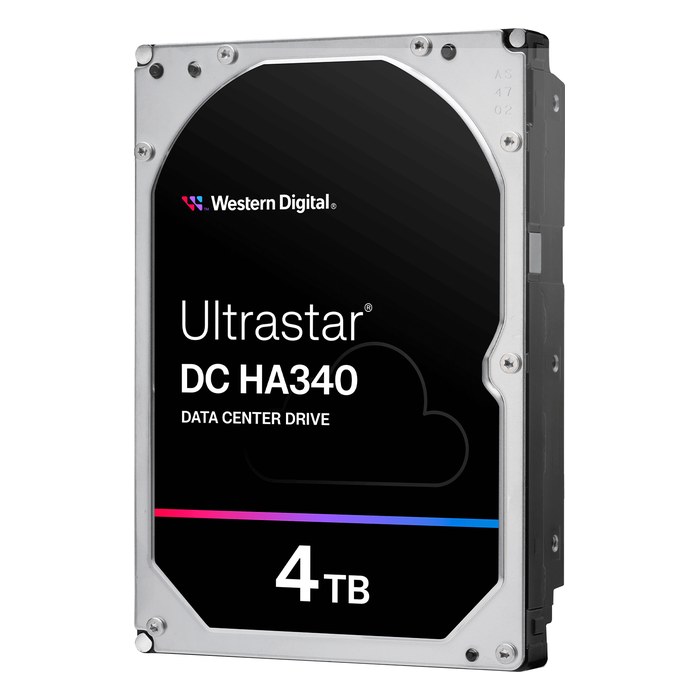 HDD 4TB SATA III (6 Гбит/с) 7200 об/мин 3,5" 256MB buffer, WD Ultrastar DC HA340 (WUS721204BLE6L4)