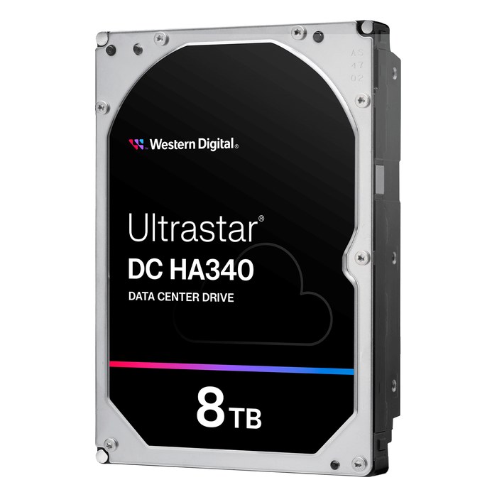 HDD 8TB SATA III (6 Гбит/с) 7200 об/мин 3,5" 256MB buffer, WD Ultrastar DC HA340 (WUS721208BLE604)