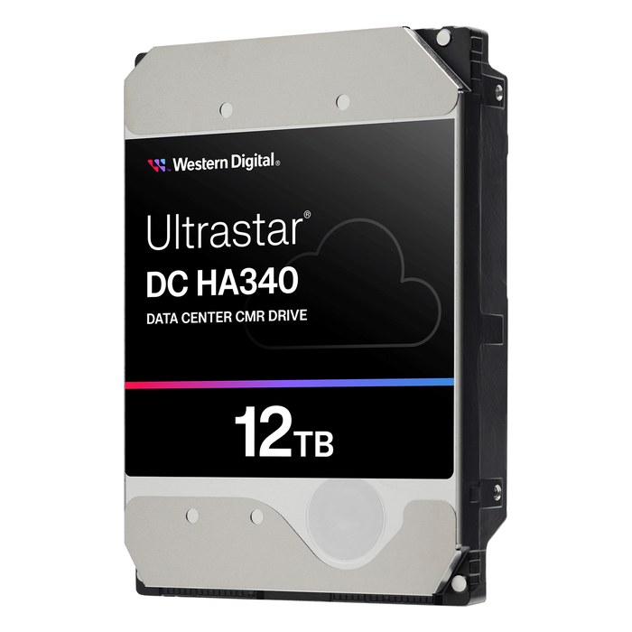 HDD 12TB SATA III (6 Гбит/с) 7200 об/мин 3,5" 512MB buffer, WD Ultrastar DC HA340 (WUS721212BLE6L4)