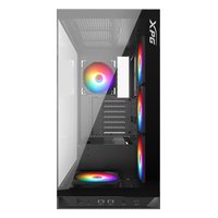 Корпус XPG INVADER X, с вентиляторами, Midi Tower, ATX/mATX/Mini-ITX, без БП, стекло, чёрный (INVADERXMT-BKCWW) — фото 2