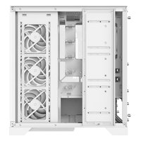 Корпус XPG INVADER X, без вентиляторов, Midi Tower, ATX/mATX/Mini-ITX, без БП, стекло, белый (INVADERXMTWOF-WHCWW) — фото 2
