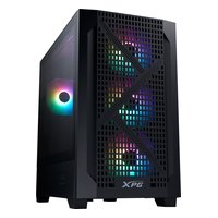 Корпус XPG LANDER 300, Midi Tower, mATX/Mini-ITX, без БП, стекло, чёрный (LANDER300MAA-BKCWW) — фото 3
