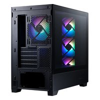 Корпус XPG LANDER 300, Midi Tower, mATX/Mini-ITX, без БП, стекло, чёрный (LANDER300MAA-BKCWW) — фото 5