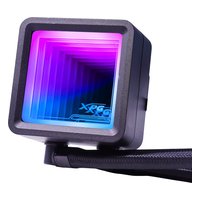 Система жидкостного охлаждения XPG TRITON II 360SE, чёрный, радиатор 360 мм, до 300W, LGA1851/1700/1200/115x, AM5/AM4 (TRITONII360SE-BKCWW) — фото 3
