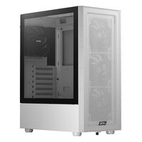 Корпус XPG VALOR MESH, 4 вентилятора, Midi Tower, ATX/mATX/Mini-ITX, без БП, стекло, белый (VALORMESHC4VA-WHCWW) — фото 1