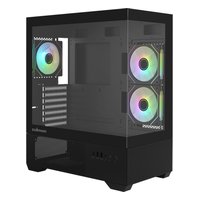 Корпус Zalman CHRONIX V2, Midi Tower, ATX/mATX/Mini-ITX, без БП, стекло, чёрный — фото 1