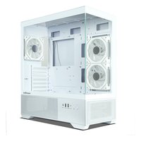 Корпус Zalman CHRONIX V2, Midi Tower, ATX/mATX/Mini-ITX, без БП, стекло, белый — фото 2
