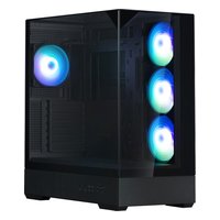 Корпус Zalman P40 PRISM PLUS ATX, Midi Tower, ATX/mATX/Mini-ITX, без БП, стекло, чёрный — фото 1