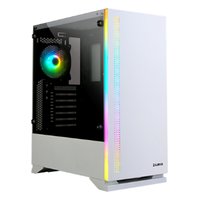 Корпус Zalman S5 ATX Mid-Tower, Midi Tower, ATX/mATX/Mini-ITX, без БП, стекло, белый — фото 1