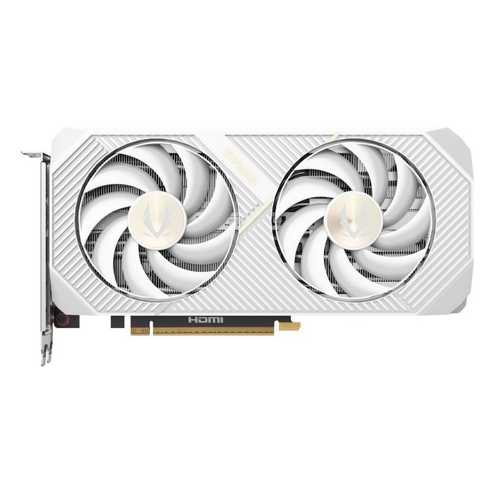 Видеокарта ZOTAC GAMING GeForce RTX 5070 Twin Edge OC White Edition 12GB GDDR7/192-bit, PCIe 5.0, 1xHDMI+3xDP, 2 слота, 1x16-pin (ZT-B50700Q-10P)
