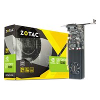 Видеокарта ZOTAC GeForce GT 1030 Low Profile 2GB GDDR5/64-bit, PCIe 3.0, 1xDVI+1xHDMI, 1 слот, низкопрофильная, без доп. питания (ZT-P10300A-10L) — фото 1