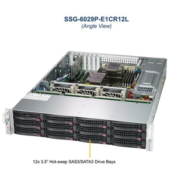 Сервер supermicro ssg 6029p e1cr12l