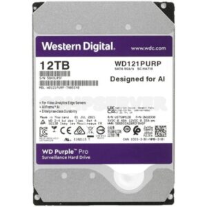 12Tb SATA III (6 Гбит/с) 7200 об/мин 3,5" 256MB buffer, Western digital Purple Pro