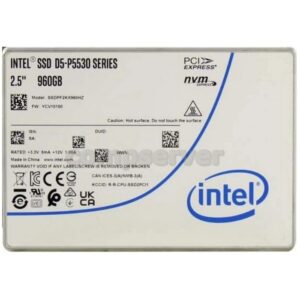 SSD 960GB NVMe U.2 Intel D5-P5530 Gen4, 2.5" R/W 5500/1600 Mb/s, 3D TLC, 75000 IOPS, (DWPD 1) 1700 TBW, 15мм
