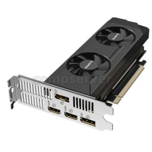 Видеокарта Gigabyte GeForce RTX 3050, 6ГБ GDDR6, PCIe 4.0, 96 бит, 2x DisplayPort, 2x HDMI, GPU 1042 МГц, GV-N3050OC-6GL, low-profile